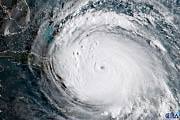 Hurrikan Irma zwischen Kuba und Florida