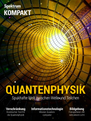 Cover Spektrum Kompakt:  Quantenphysik – Spukhafte Welt zwischen Welle und Teilchen