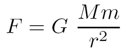 Newtonsches Gesetz der Gravitationskraft