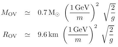 Oppenheimer-Volkoff-Grenzmasse und Radius