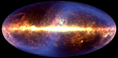 Panorama der Milchstraße, beobachtet mit COBE, DIRBE