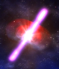 Illustration eines GRBs