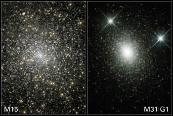 Kugelsternhaufen M15 und M31 beobachtet mit HST 2002