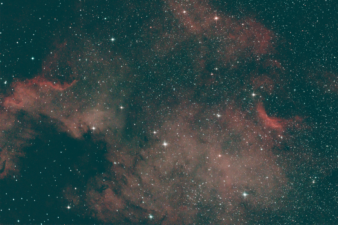 NGC7000 Spektrum der Wissenschaft