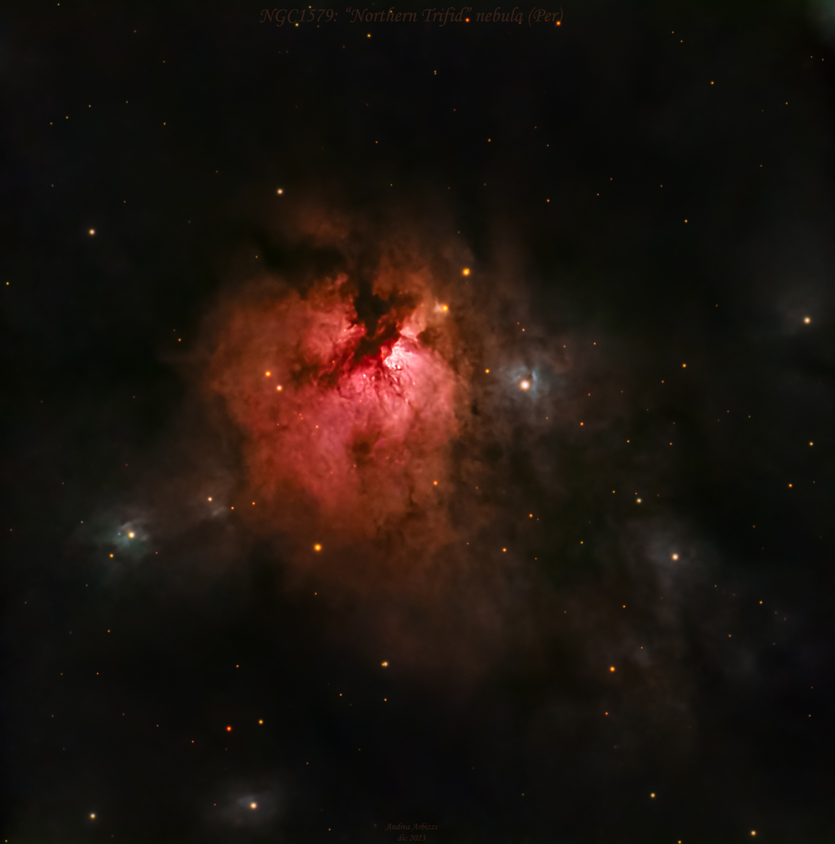 NGC 1579 “Northern Trifid” nebula Spektrum der Wissenschaft