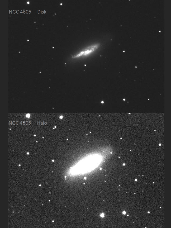 NGC 4605 in Ursa Major (Ergänzung) Spektrum der Wissenschaft