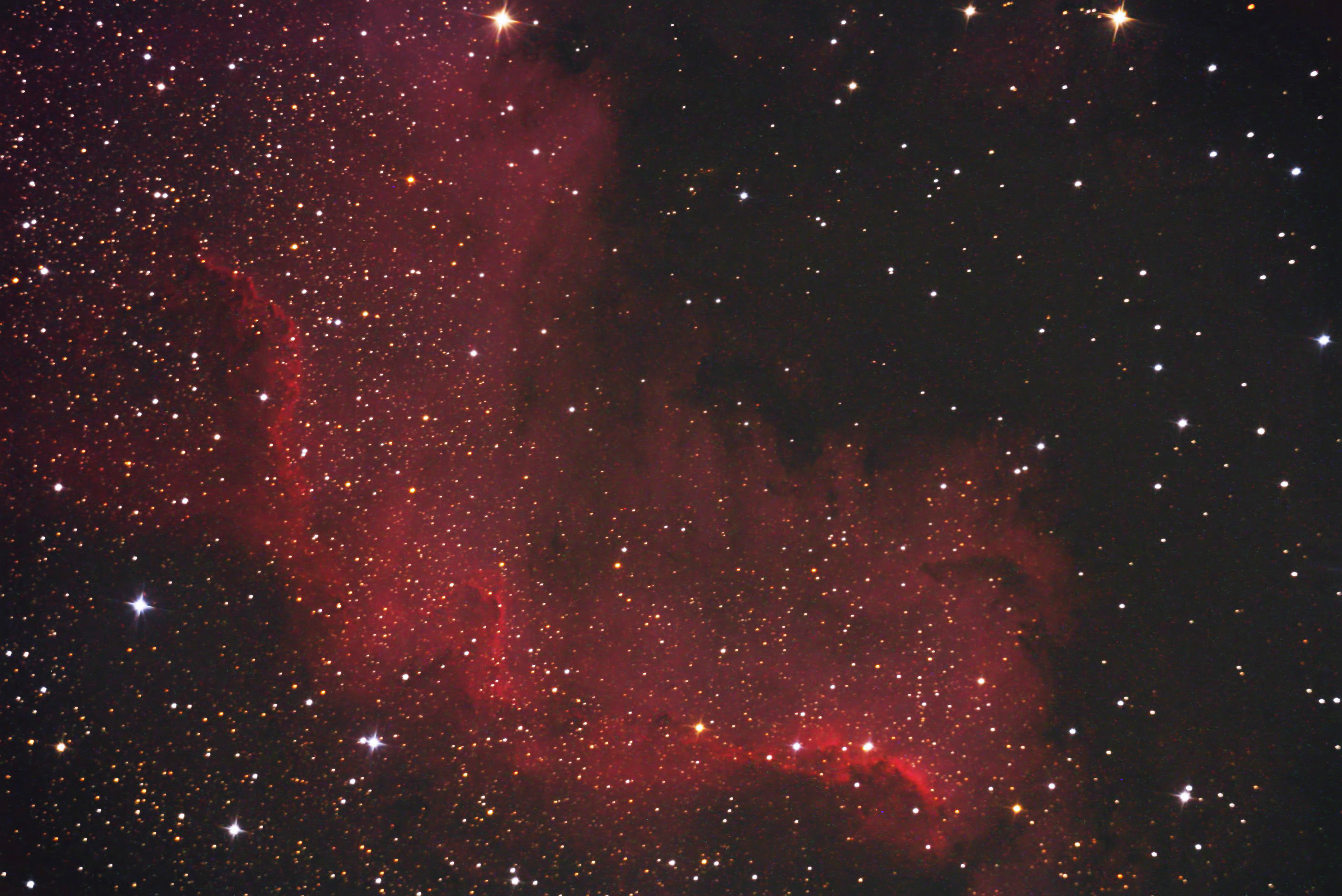 NGC 7000 Spektrum der Wissenschaft