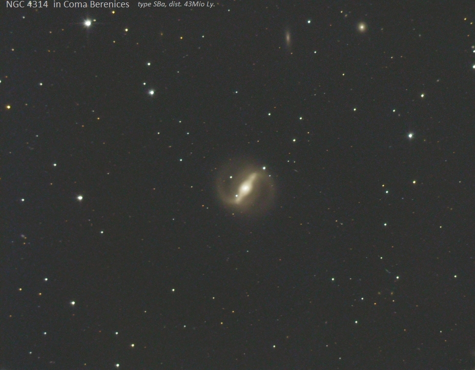 NGC 4314 in Coma Berenices Spektrum der Wissenschaft