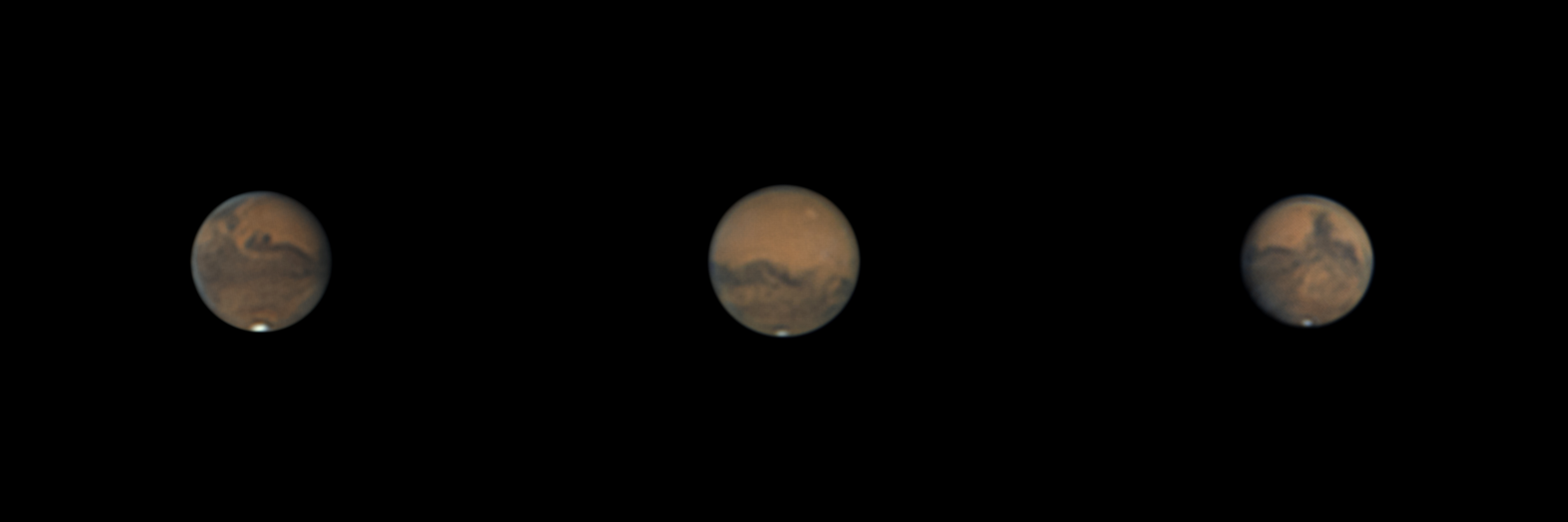 Mars zwischen September und November 2020 Spektrum der Wissenschaft