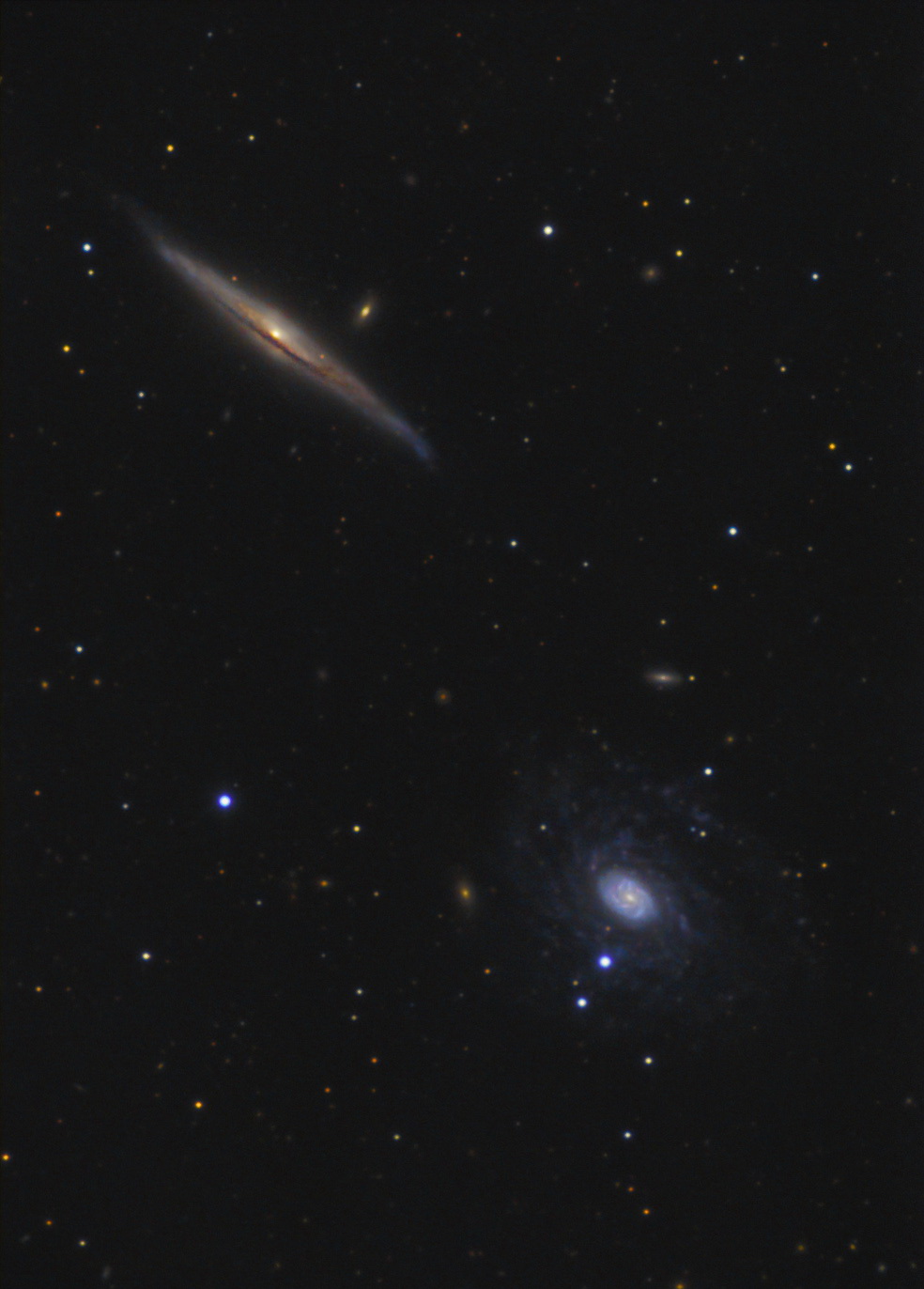 NGC 5963 und NGC 5965 Spektrum der Wissenschaft