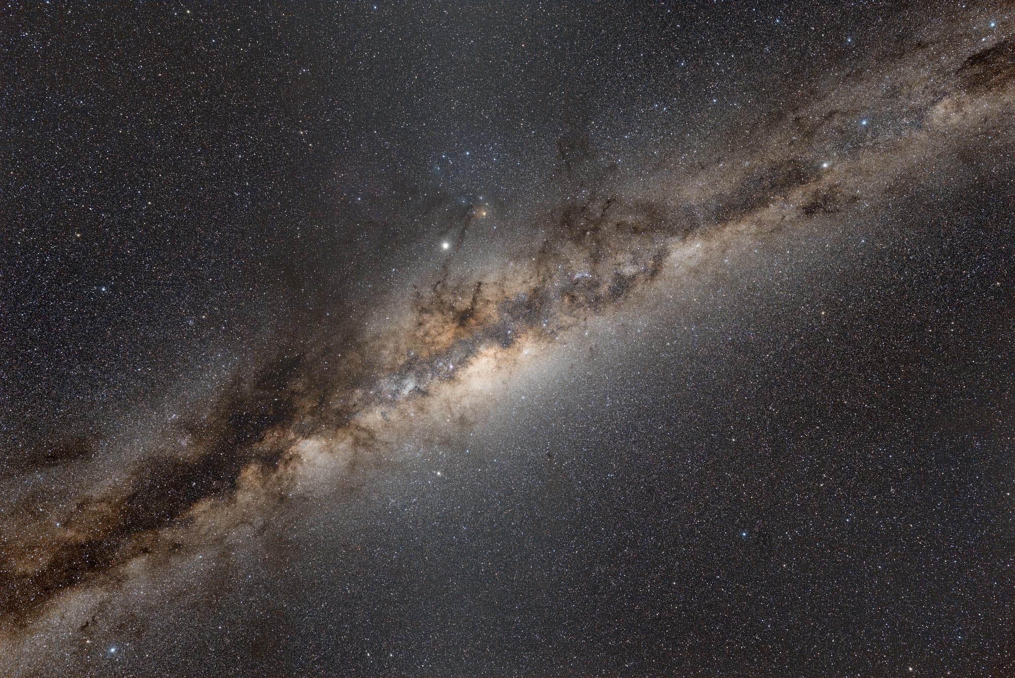 Milchstraße Und Lichtbrücke Spektrum Der Wissenschaft