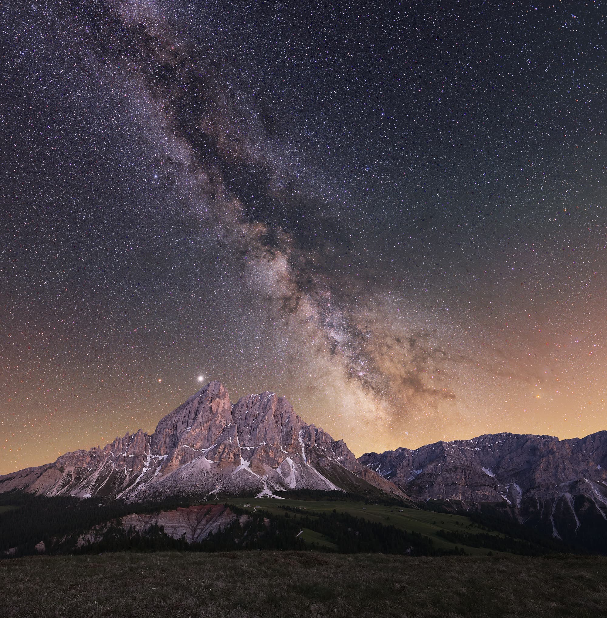 Milchstraße In Den Dolomiten Spektrum Der Wissenschaft