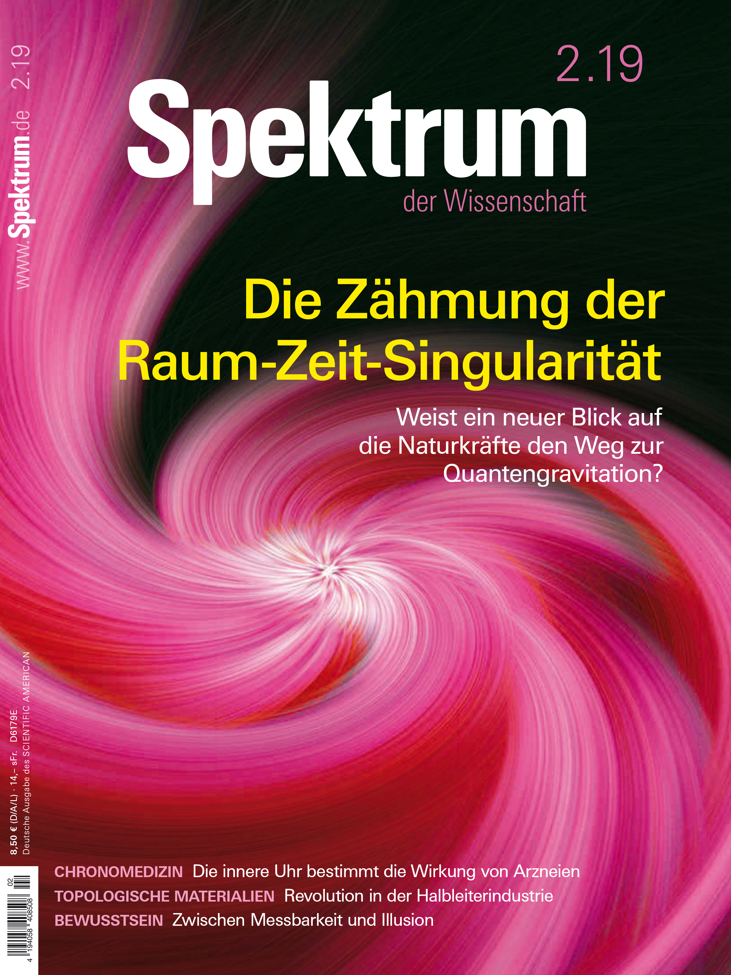 Spektrum der Wissenschaft 2/2019 Cover