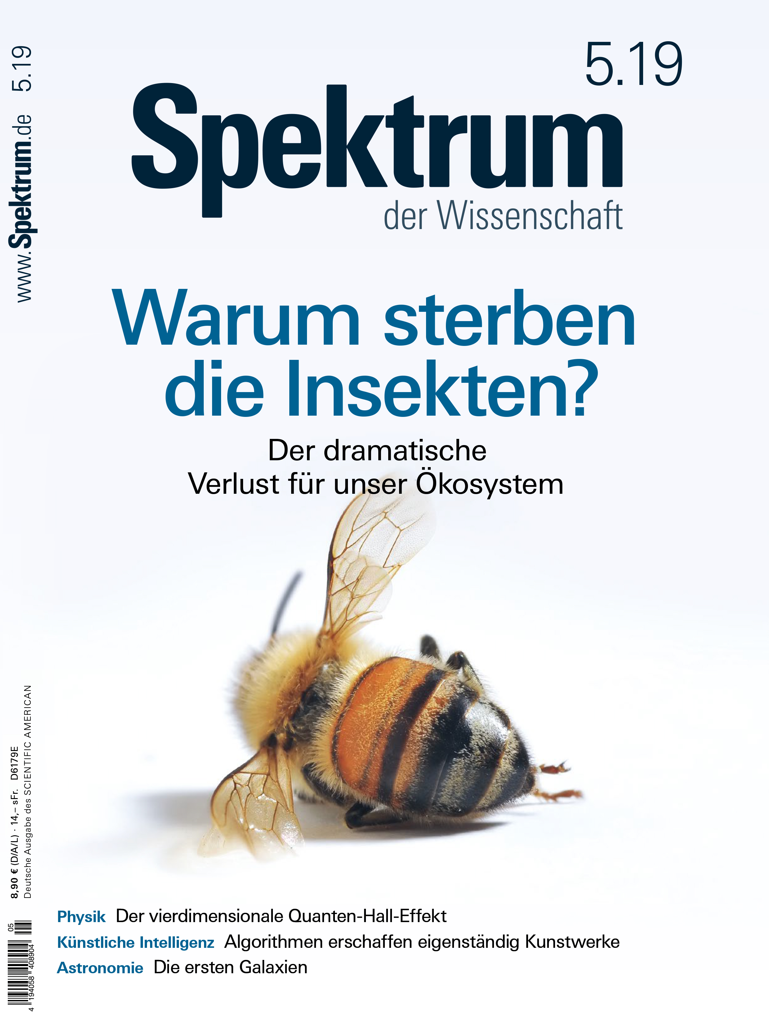 Spektrum der Wissenschaft 5/2019 Cover
