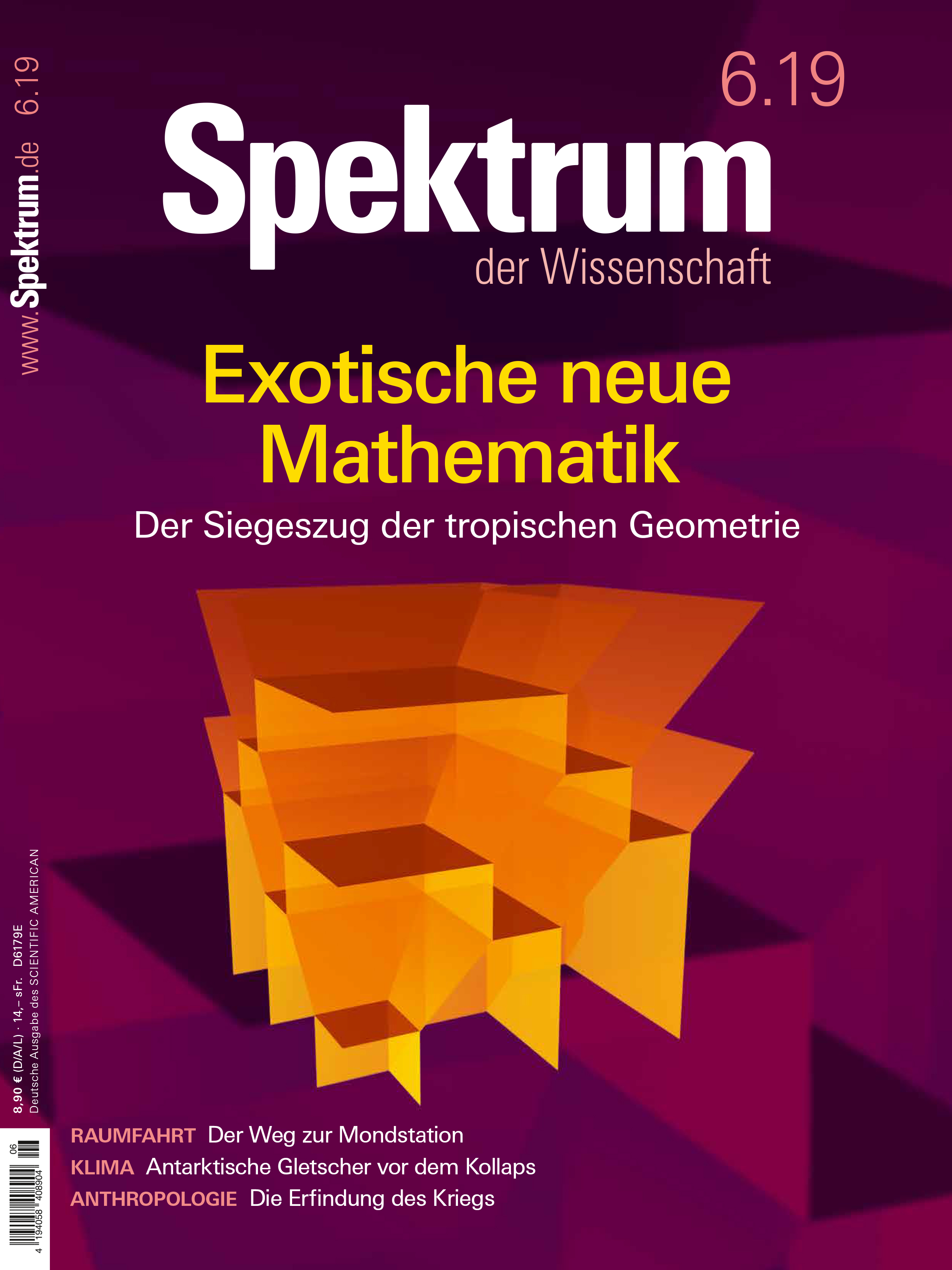 Spektrum der Wissenschaft 6/2019 Cover