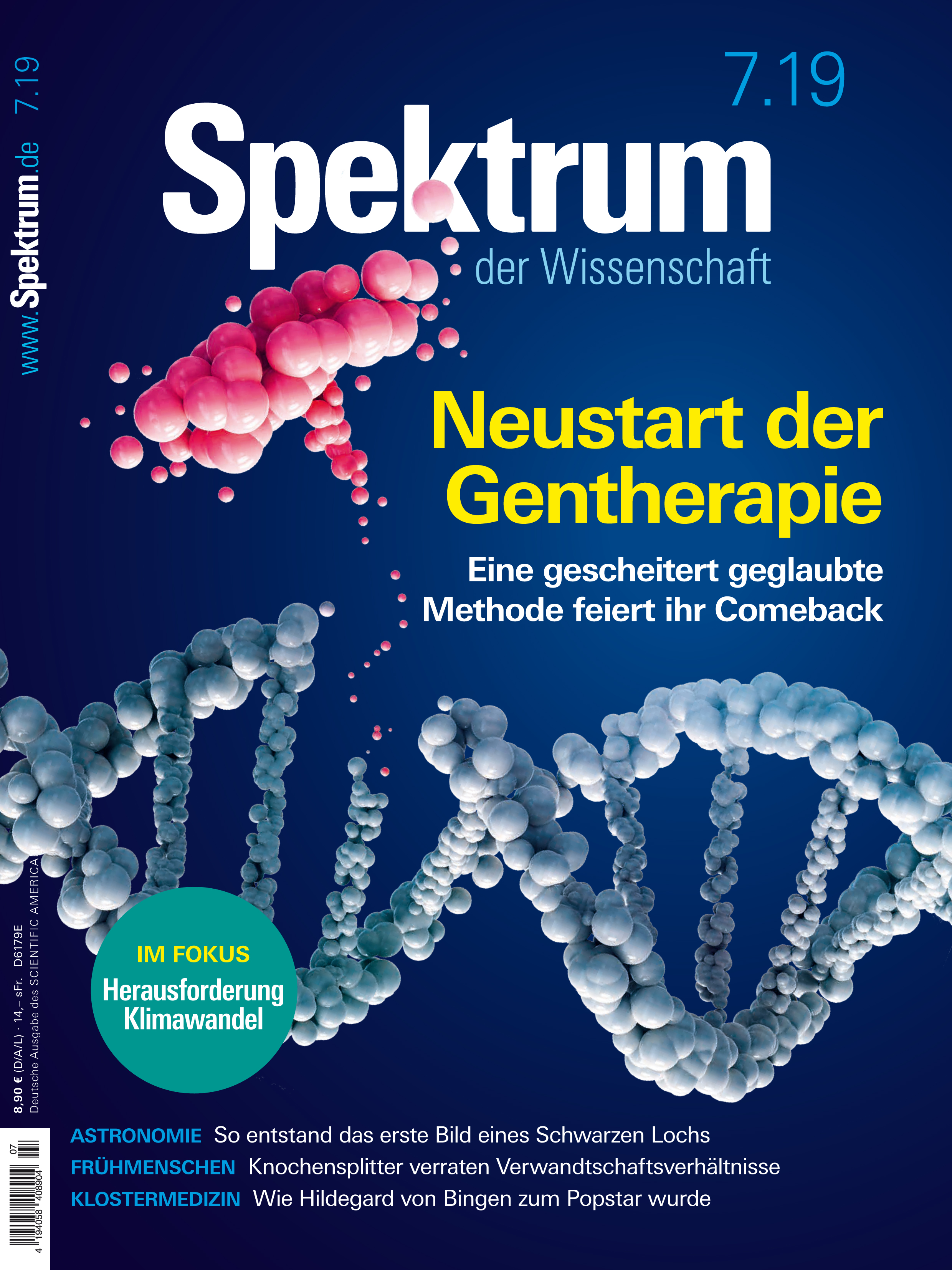 Spektrum der Wissenschaft 7/2019 Cover