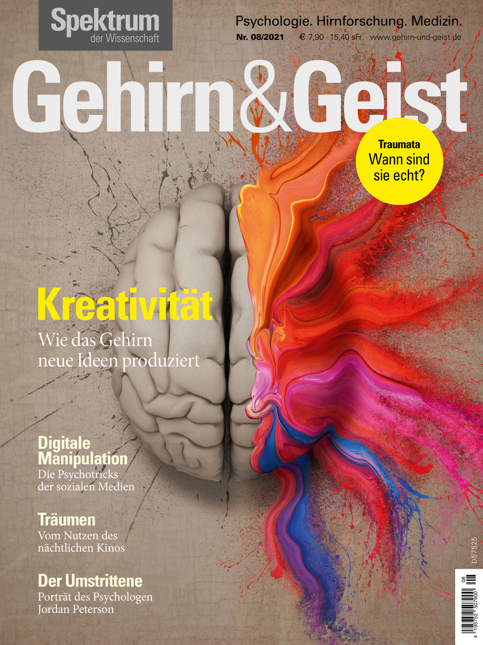 Gehirn&Geist 8/2021 Cover