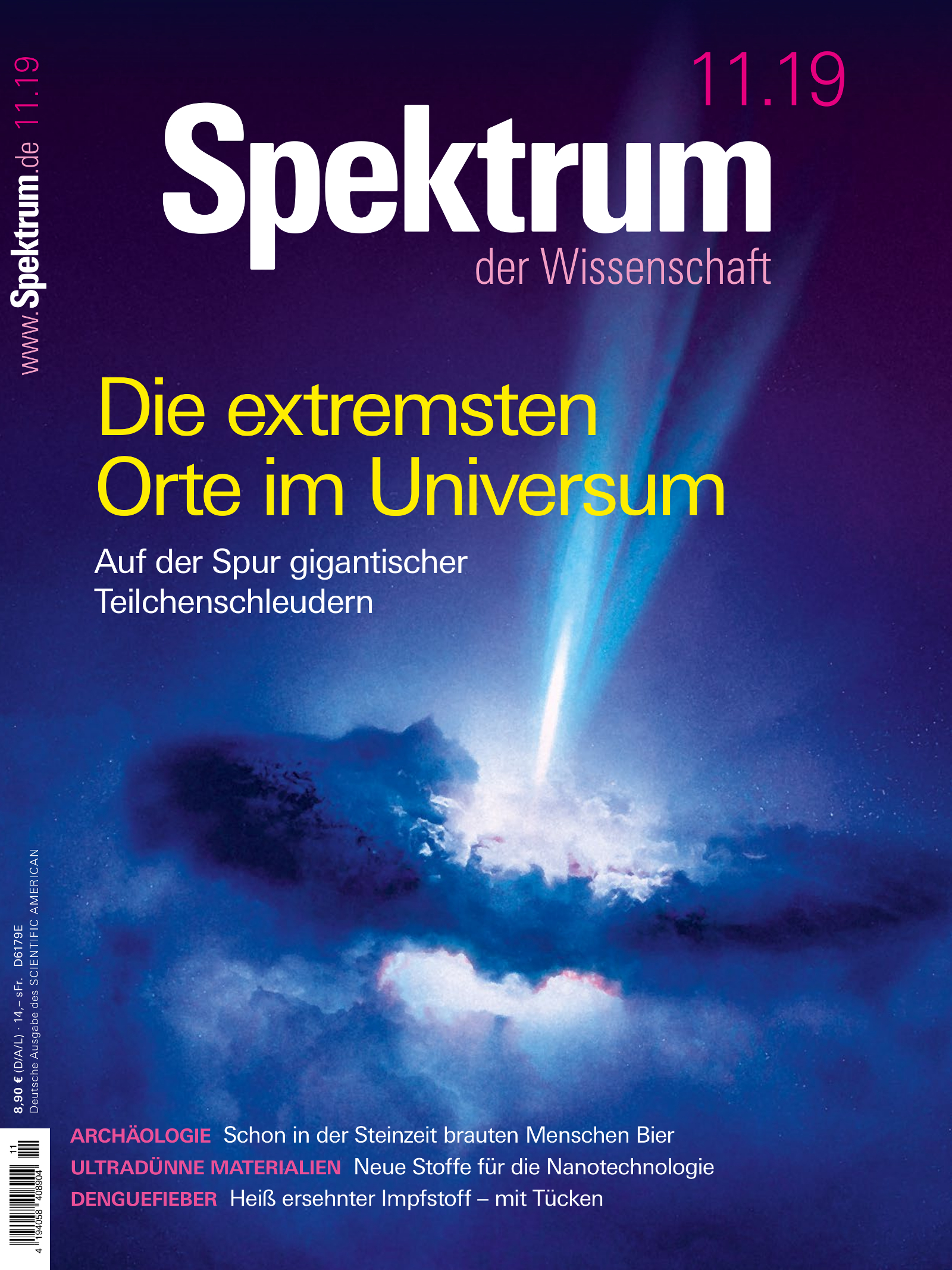 Spektrum der Wissenschaft 11/2019 Cover