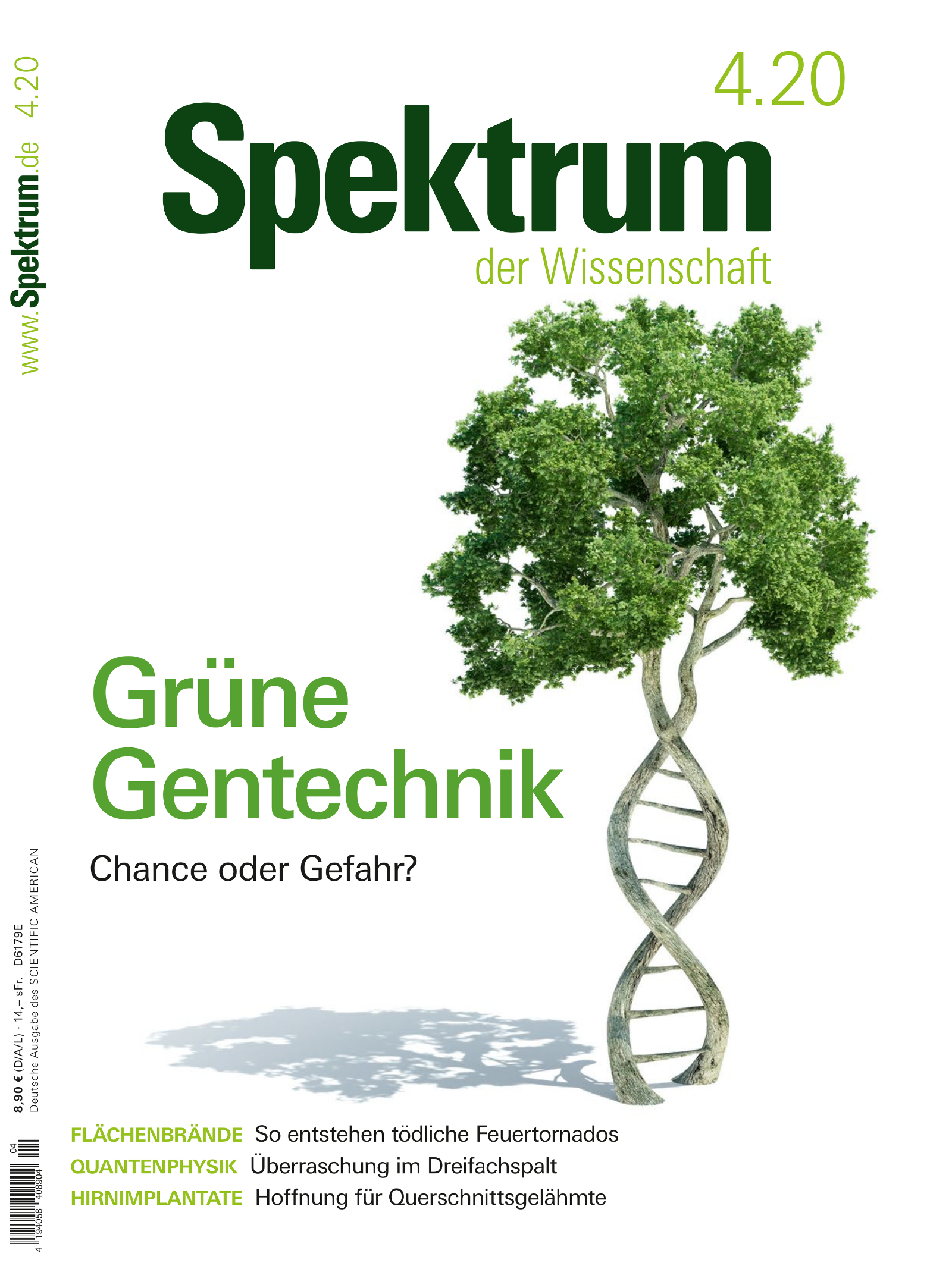 Spektrum der Wissenschaft 4/2020 Cover