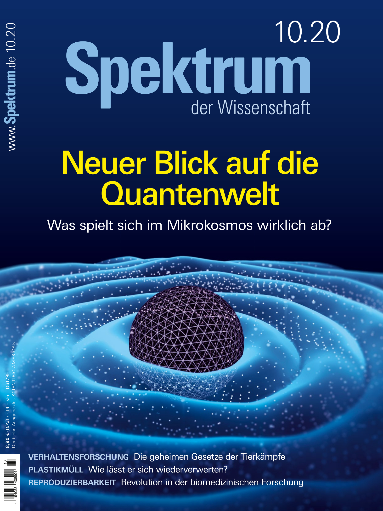 Spektrum der Wissenschaft 10/2020 Cover