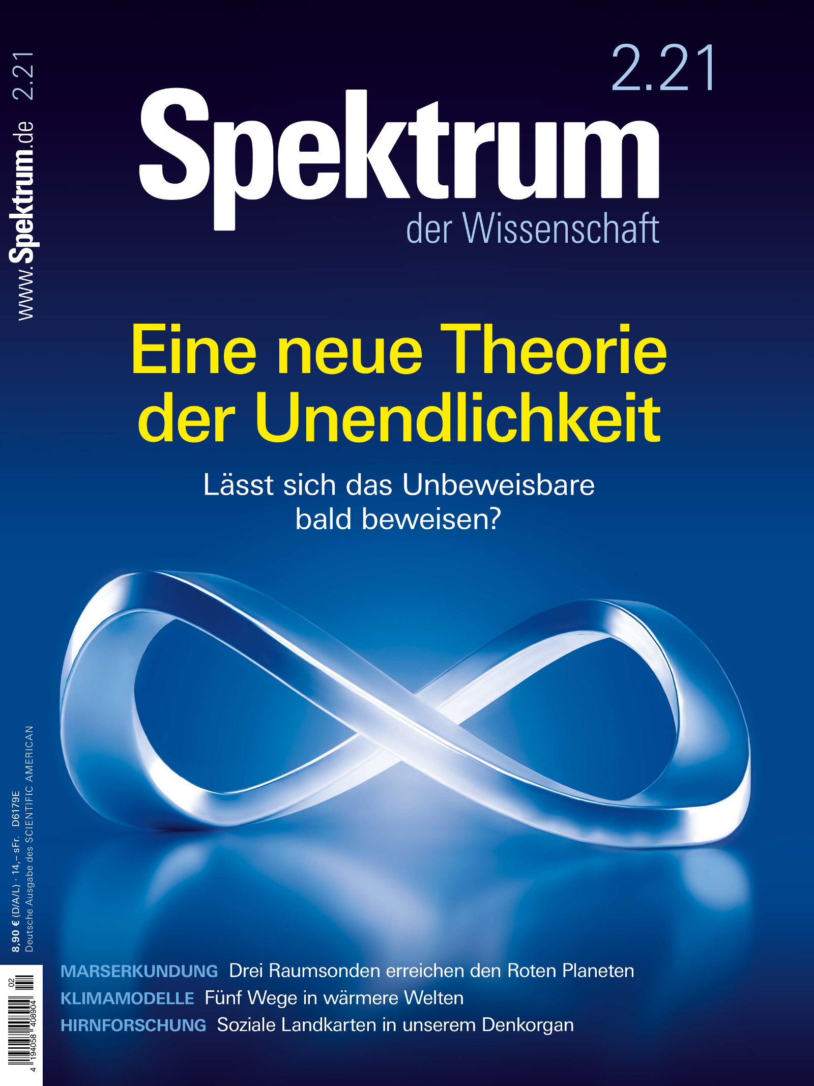 Spektrum der Wissenschaft 2/2021 Cover