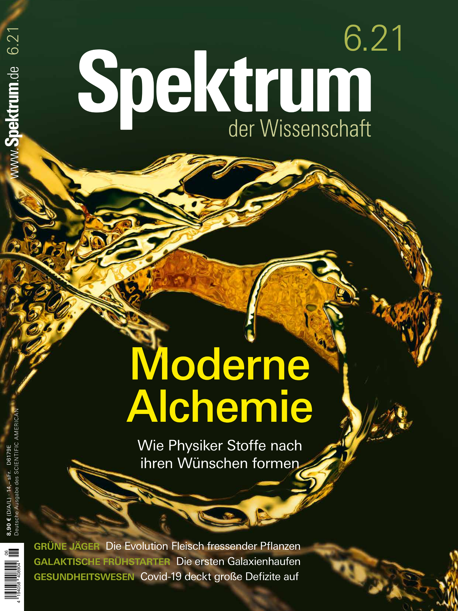 Spektrum der Wissenschaft 6/2021 Cover
