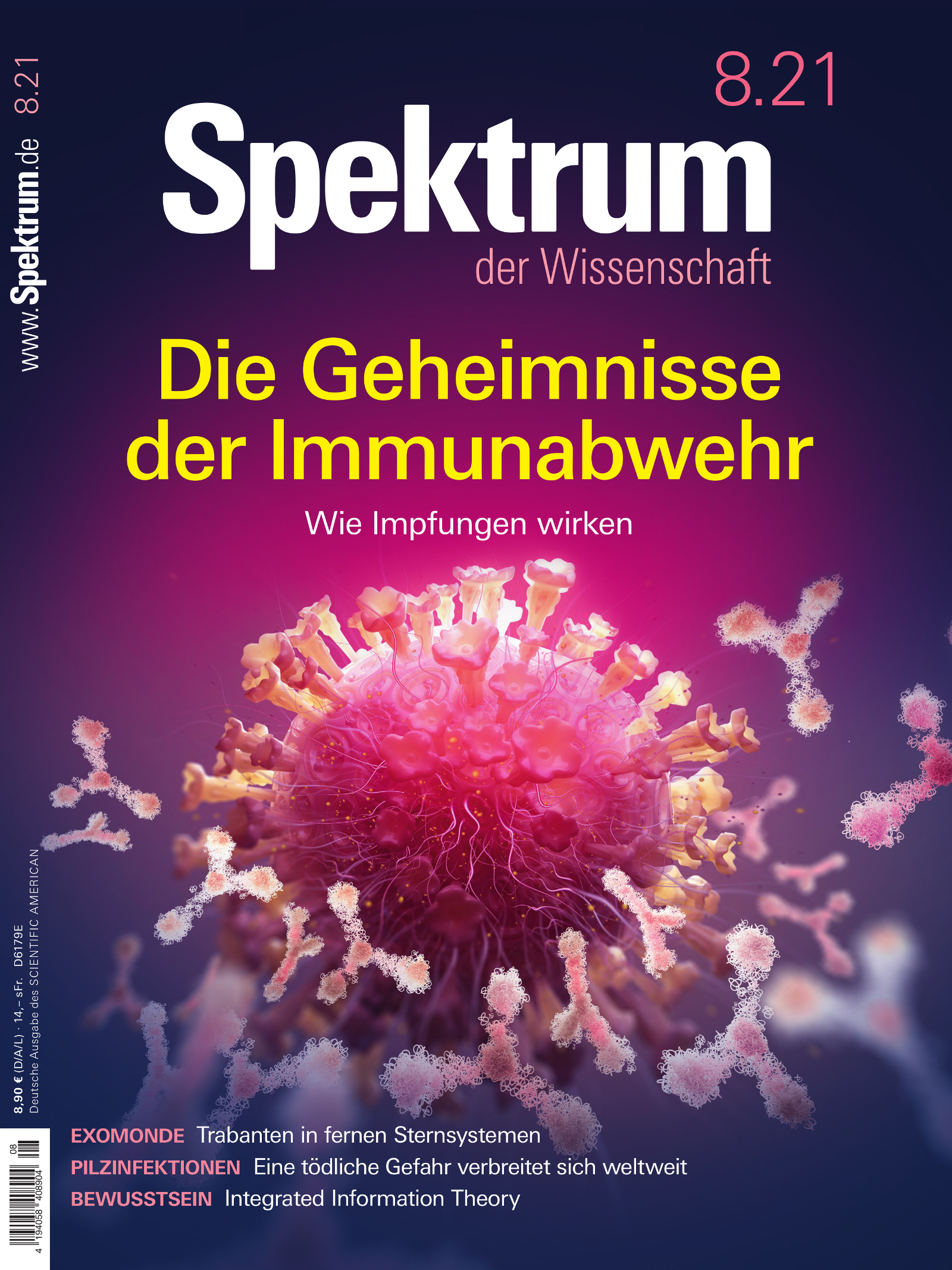 Spektrum der Wissenschaft 8/2021 Cover