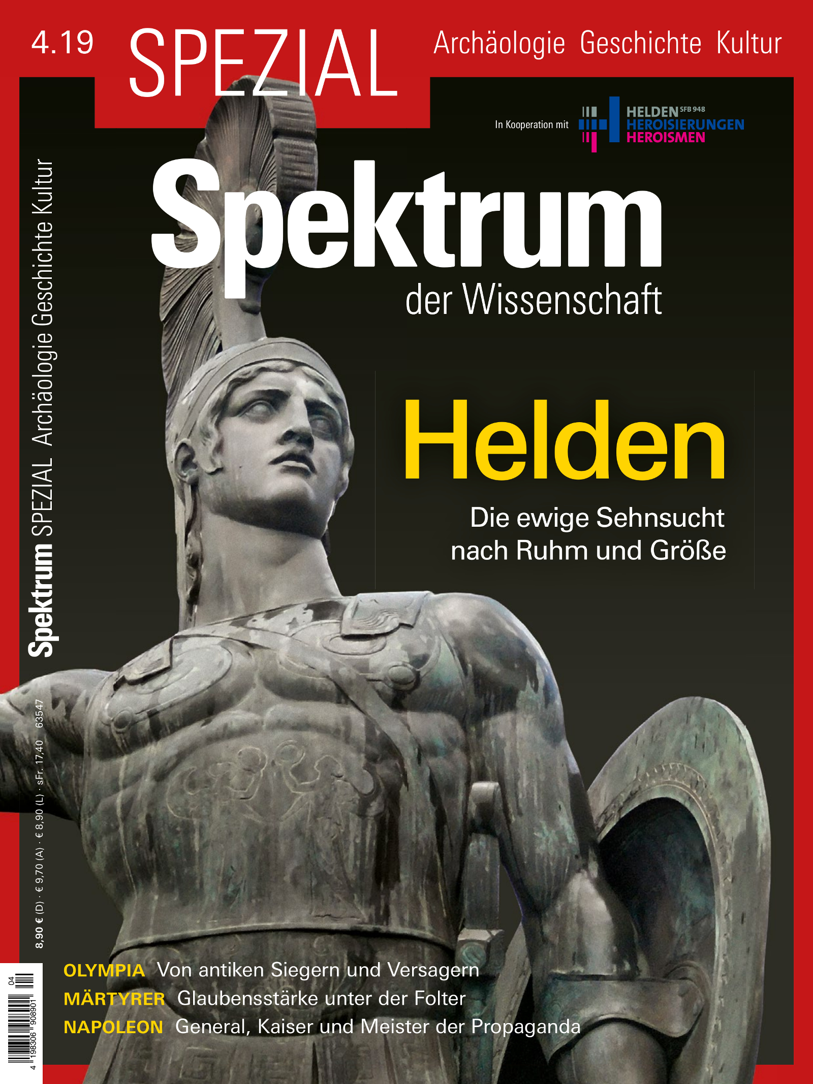 Spektrum Spezial Archäologie - Geschichte - Kultur 4/2019 Cover
