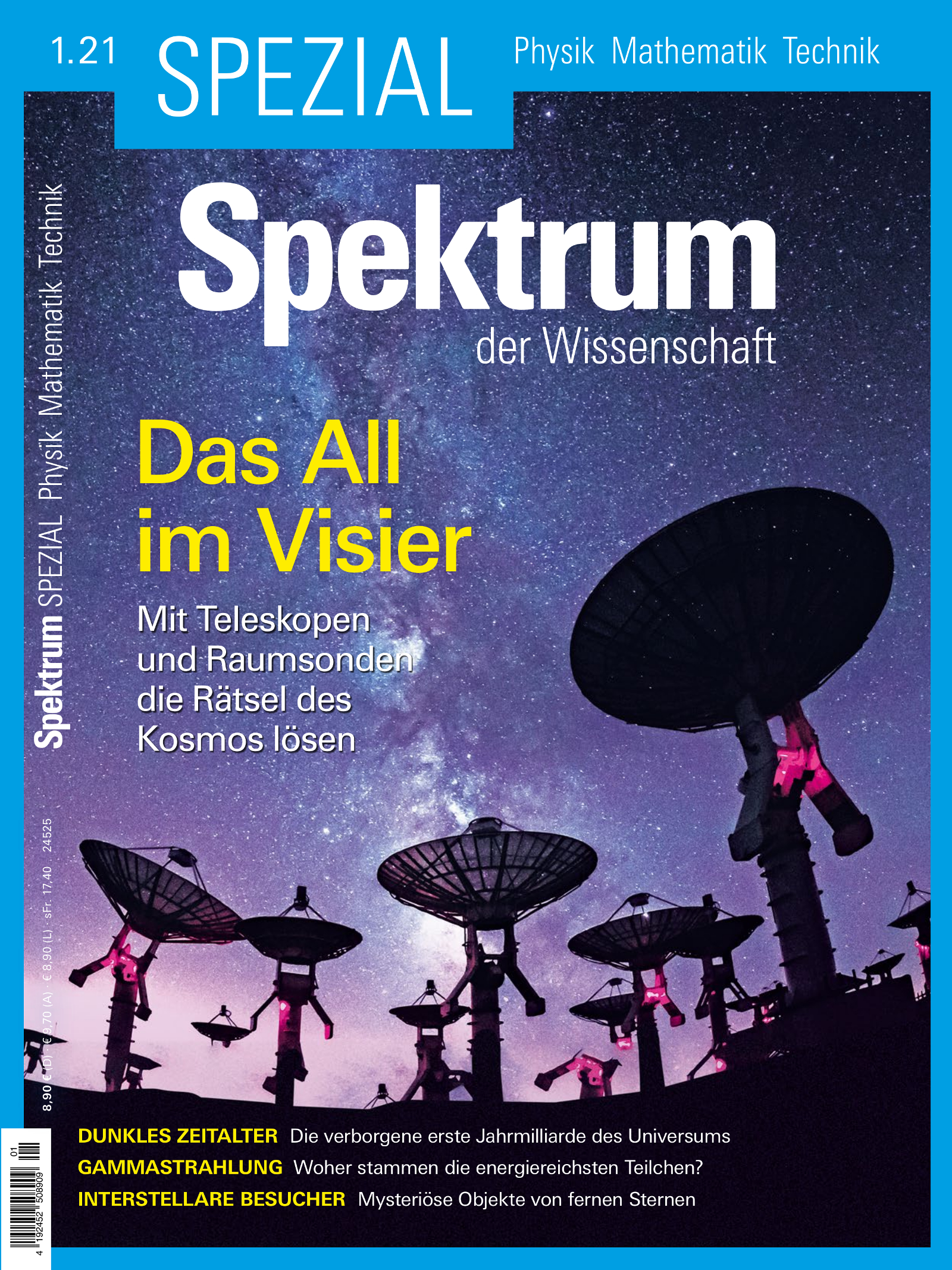 Spektrum Spezial Physik - Mathematik - Technik 1/2021 Cover