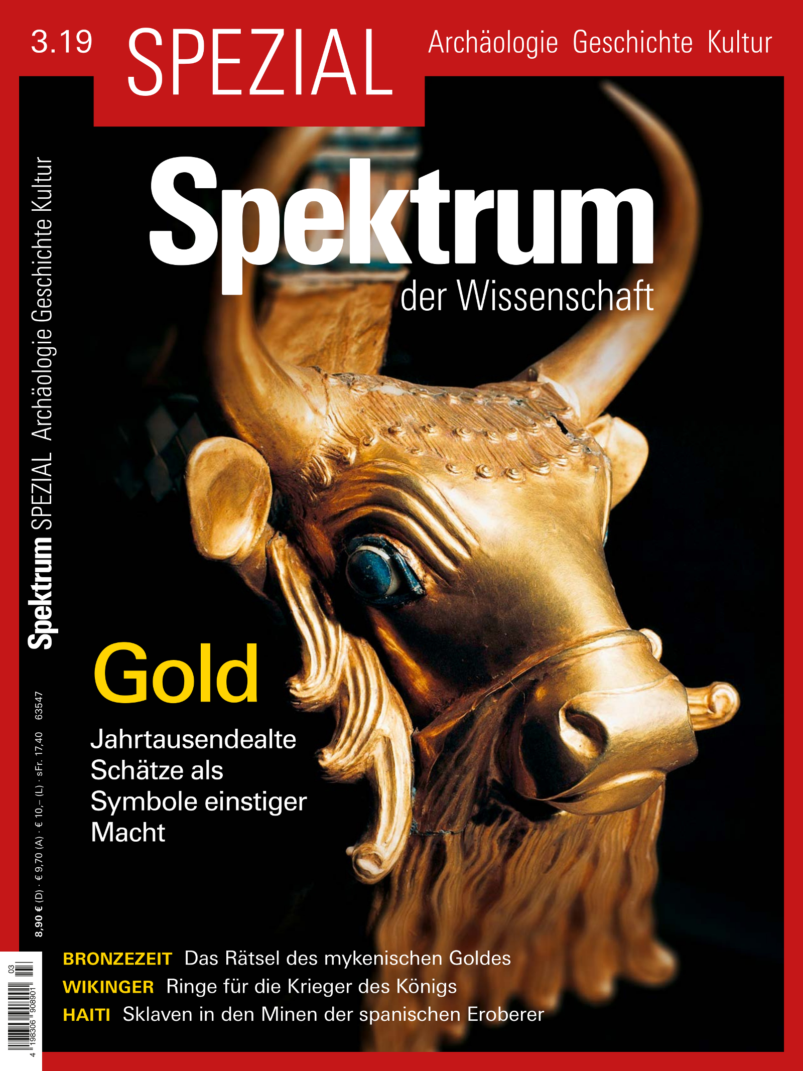 Spektrum Spezial Archäologie - Geschichte - Kultur 3/2019 Cover