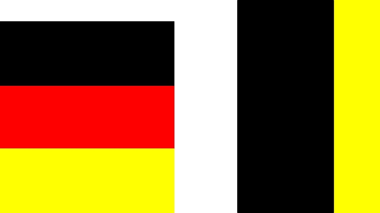 Hemmes Mathematische Ratsel Die Deutsche Und Die Belgische Flagge Spektrum Der Wissenschaft