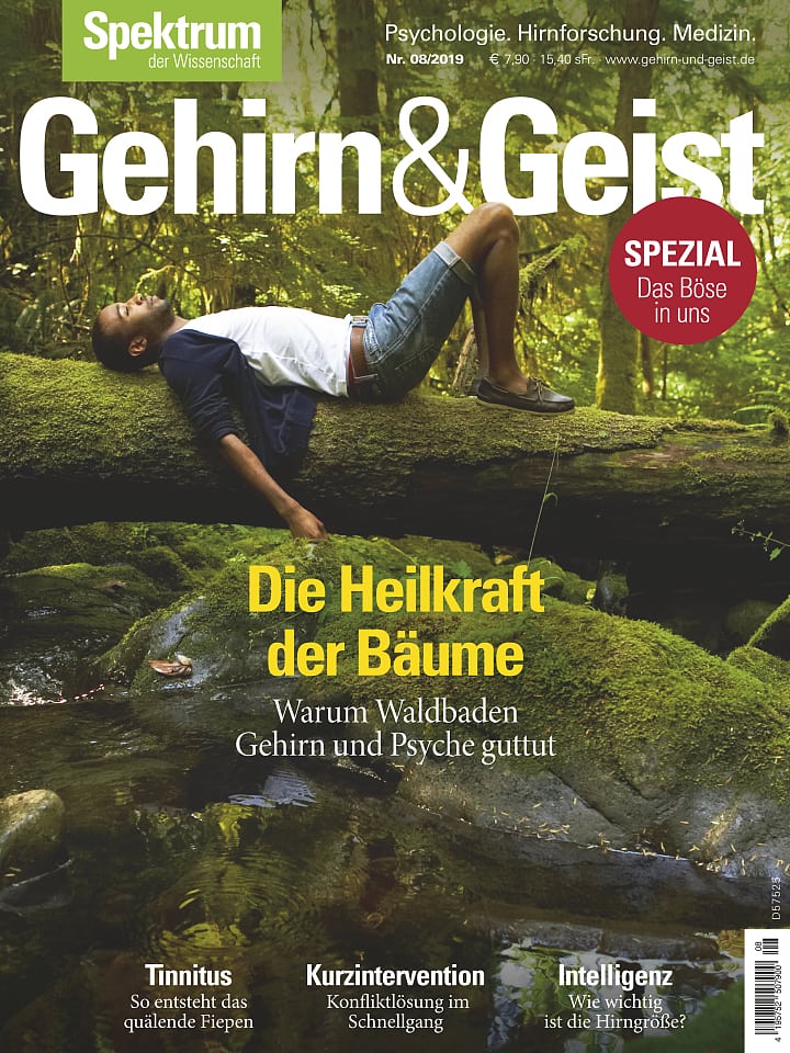 Gehirn&Geist – 8/2019 Cover