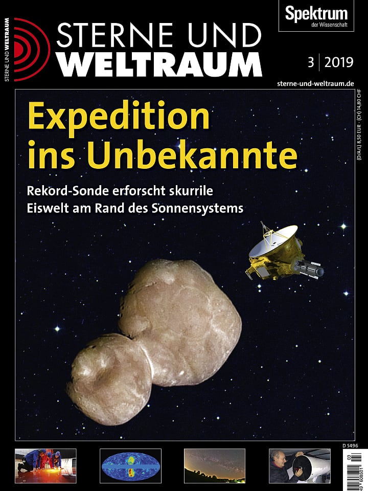 Sterne und Weltraum – März 2019 Cover