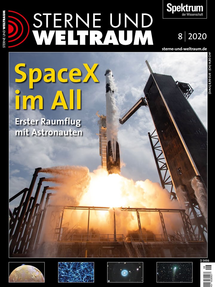 Sterne und Weltraum – August 2020 Cover