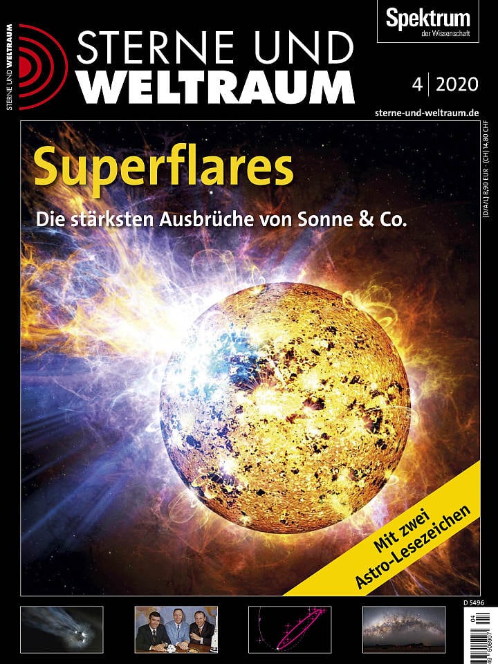 Sterne und Weltraum – April 2020 Cover