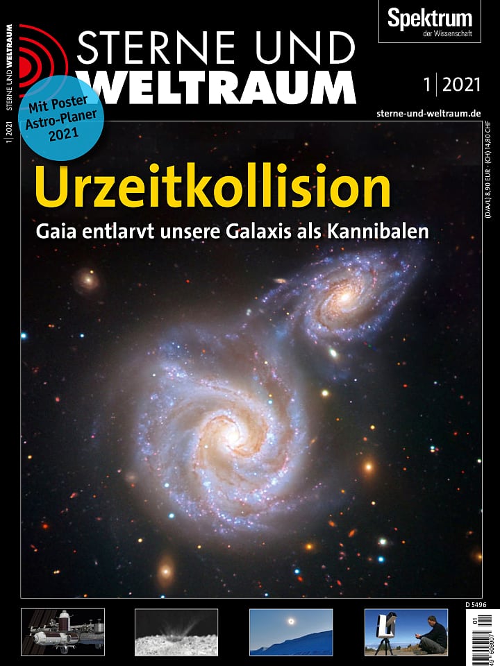 Sterne und Weltraum – 1/2021 Cover