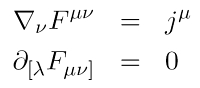 kovariante Maxwell-Gleichungen der Elektrodynamik im Vakuum in tensorieller Form