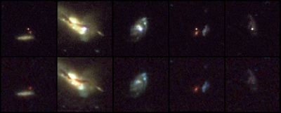 5 SN Ia in verschiedenen Wirtsgalaxien, beobachtet mit HST 2006