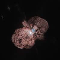 Superstern Eta Carinae im Homunculus-Nebel