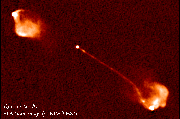doppelte Radioquelle 3C175, beobachtet mit dem VLA