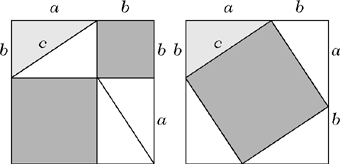 Abbildung 2 zum Lexikonartikel Der Satz des Pythagoras