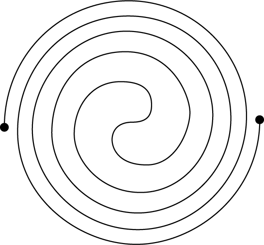 Abbildung 1 zum Lexikonartikel Fermat-Spirale