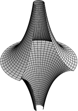 Abbildung 1 zum Lexikonartikel Pseudosphäre Abbildung 1 zum Lexikonartikel Pseudosphäre