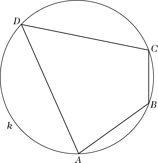 Abbildung 1 zum Lexikonartikel Sehnenviereck Abbildung 1 zum Lexikonartikel Sehnenviereck