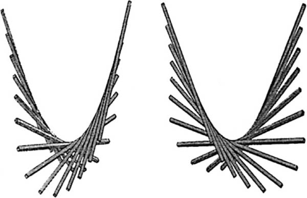 Abbildung 1 zum Lexikonartikel hyperbolisches Paraboloid Abbildung 1 zum Lexikonartikel hyperbolisches Paraboloid