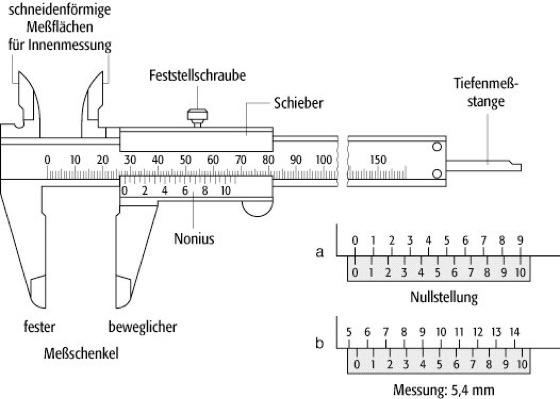 Meßschieber - Lexikon der Physik