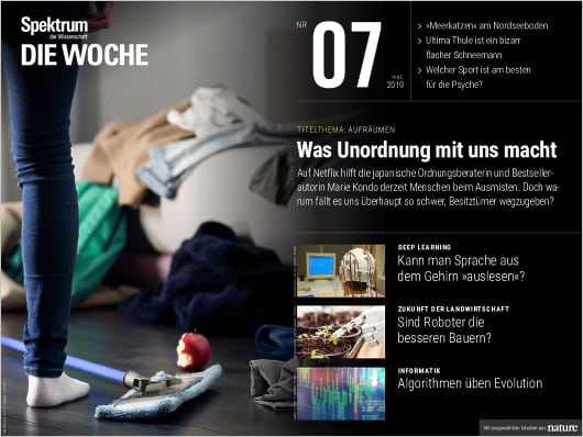 Spektrum Die Woche 7/2019 Cover