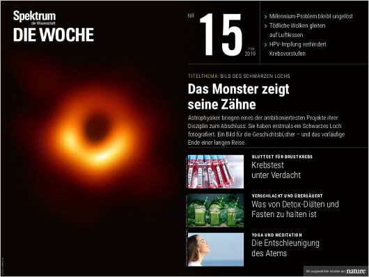 Spektrum Die Woche 15/2019 Cover