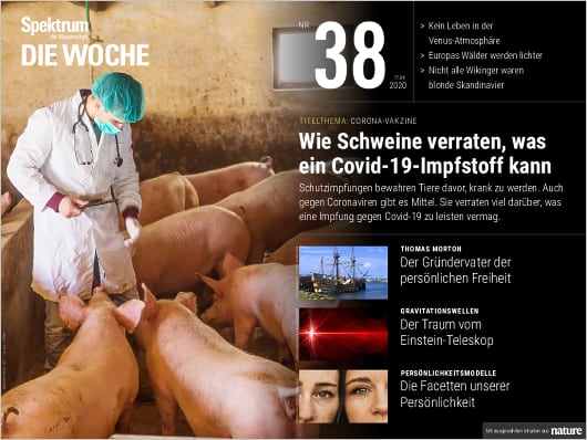 Spektrum Die Woche 38/2020 Cover