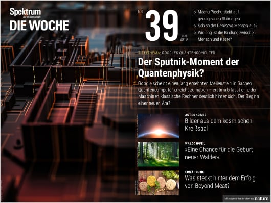 Spektrum Die Woche 39/2019 Cover